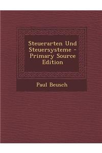 Steuerarten Und Steuersysteme