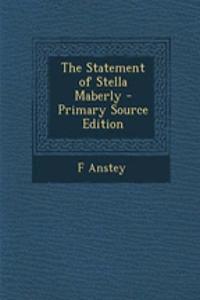 The Statement of Stella Maberly