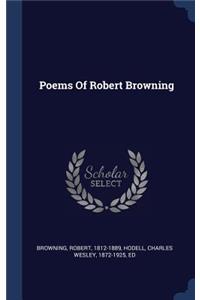 Poems Of Robert Browning