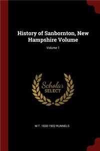 History of Sanbornton, New Hampshire Volume; Volume 1