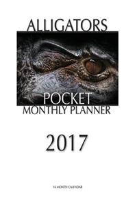 Alligators Pocket Monthly Planner 2017