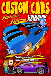 Fireball Tim's Custom Car Coloring Book