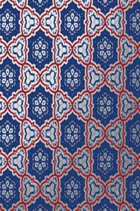 Silver Foil Moroccan Pattern Notebook