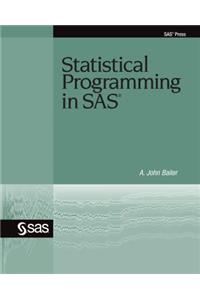 Statistical Programming in SAS