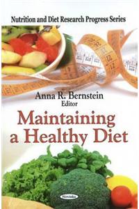 Maintaining a Healthy Diet