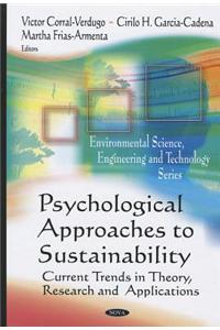 Psychological Approaches to Sustainability
