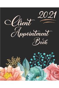 Client Appointment Book 2021