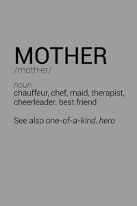 Funny Mother Definition Notebook