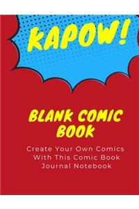 Kapow! Blank Comic Book