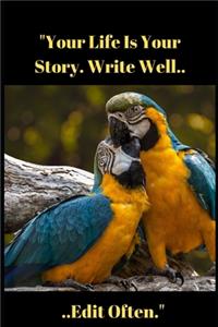 Your Life Is Your Story.Write Well.Edit Often.