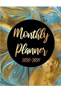 2020-2024 Monthly Planner