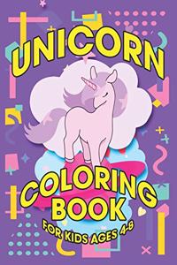 Unicorn Coloring Book for Kids Ages 4-8