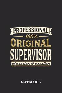 Professional Original Supervisor Notebook of Passion and Vocation