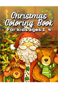 Christmas Coloring Book for Kids Ages 2-4