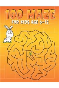 100 Maze For kids age 6-12