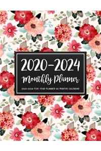 2020-2024 Monthly Planner