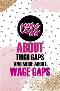 Careless About Thigh Gaps And More About Wage Gaps