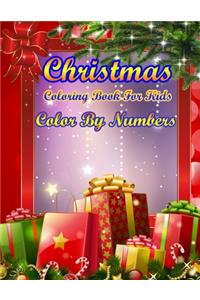 Christmas Coloring Book For Kids Color By Numbers