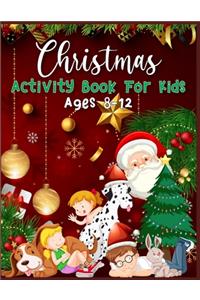 Christmas Activity Book For Kids Ages 8-12