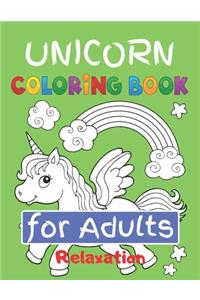 Unicorn Coloring Book for Adults Relaxation