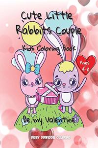 Cute Little Rabbits Couple
