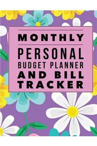 Monthly Personal Budget Planner and Bill Tracker