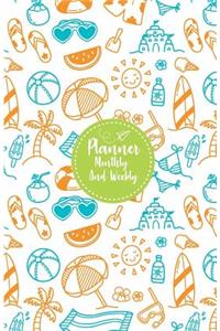 Planner monthly and weekly