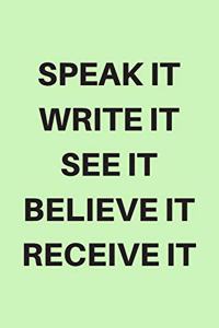 Speak It (green)