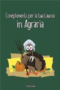 Complimenti Per La Tua Laurea in Agraria