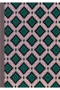 Carnet Blanc, Motif Losanges, Papier Peint 18e