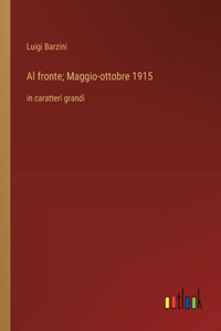 Al fronte; Maggio-ottobre 1915