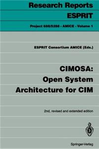 Cimosa: Open System Architecture for CIM