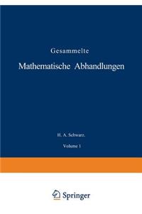 Gesammelte Mathematische Abhandlungen