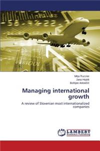 Managing International Growth