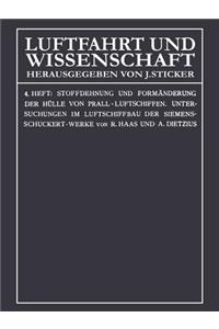 Stoffdehnung und Formänderung der Hülle von Prall-Luftschiffen