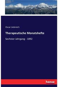 Therapeutische Monatshefte