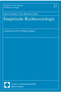 Empirische Rechtssoziologie