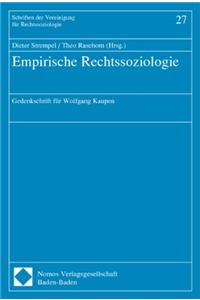 Empirische Rechtssoziologie