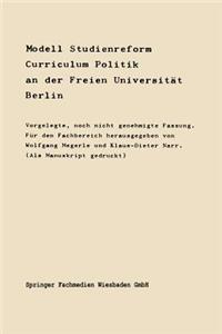 Modell Studienreform: Curriculum Politische Wissenschaft an Der Freien Universität Berlin