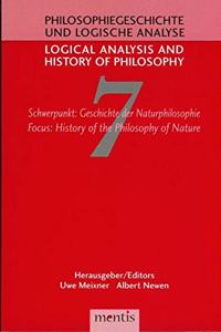 Schwerpunkt: Geschichte Der Naturphilosophie / Focus: History of the Philosophy of Nature