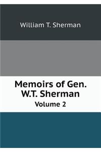 Memoirs of Gen. W.T. Sherman Volume 2