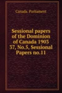 Sessional papers of the Dominion of Canada 1903