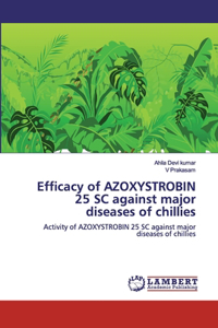 Efficacy of AZOXYSTROBIN 25 SC against major diseases of chillies