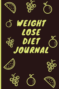 Weight Lose Diet Journal