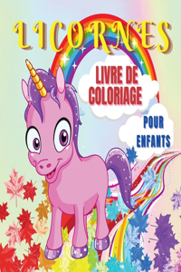 Licornes Livre de Coloriage pour Enfants