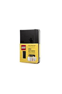 2014 Moleskine Lego Black Brick Pocket Hard 12 Month Weekly Diary