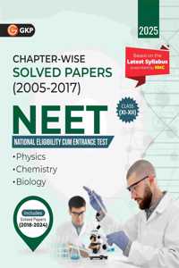 GKP NEET 2025 Chapter-wise Solved Papers|Class XI-XII |2005-2017 + 2018-2024 Solved PYQs| Includes Past 20 Years PYQs| Physics, Chemistry & Biology| Best Book for NEET Preparation| Ultimate Preparation Book for National Eligibility Cum Entrance Tes