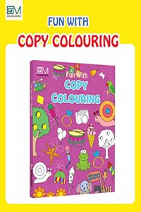 Fun With Copy Colouring - Pink