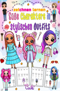 Süße Charaktere in stylischen Outfits Zeichnen lernen