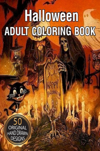 Halloween ADULT COLORING BOOK